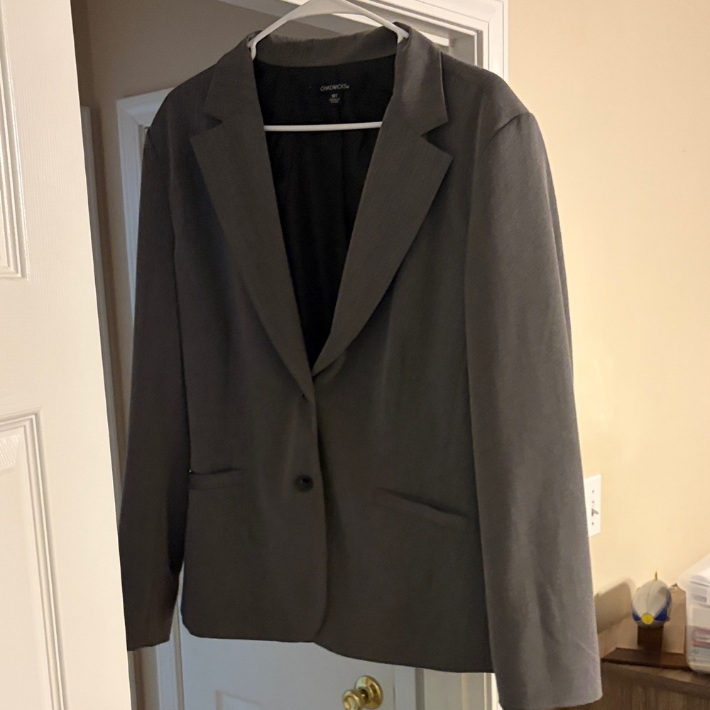 Charter Club Women's Classic Gray Suit Jacket